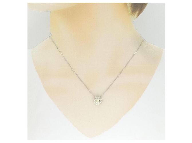 Autre Marque Collana in platino e diamanti Argento - vista 6