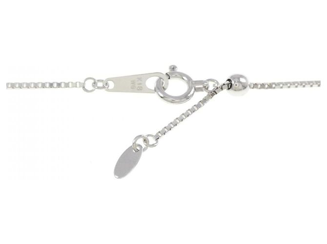 Autre Marque Collana in oro bianco e oro nero Au750 con diamanti Argento - vista 5