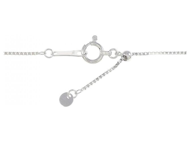Autre Marque Collana a Fiore in Diamanti in Oro Bianco Au750 Argento - vista 5