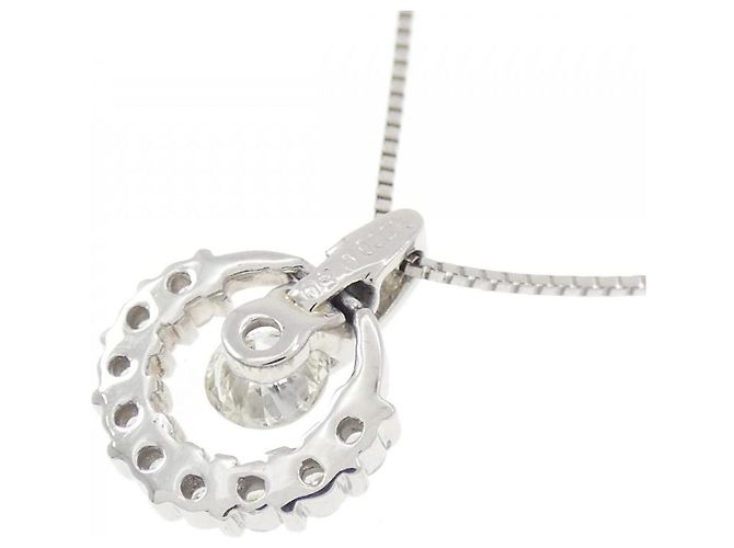 Autre Marque Collana di Diamanti PT900 PT850 Argento - vista 4