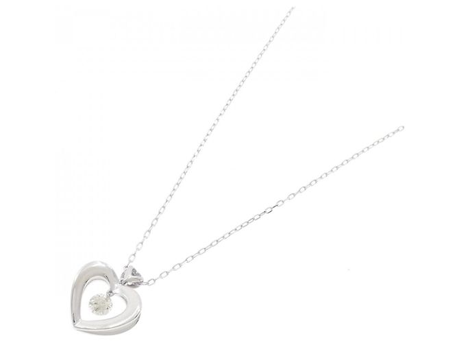 Autre Marque Collana in oro bianco Au750 e diamanti Argento - vista 2