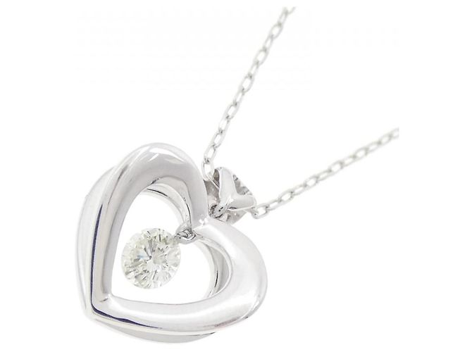 Autre Marque Collana in oro bianco Au750 e diamanti Argento - vista 3