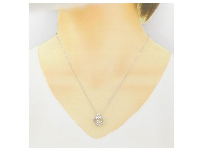 Autre Marque Collana in oro bianco Au750 e diamanti Argento - vista 6