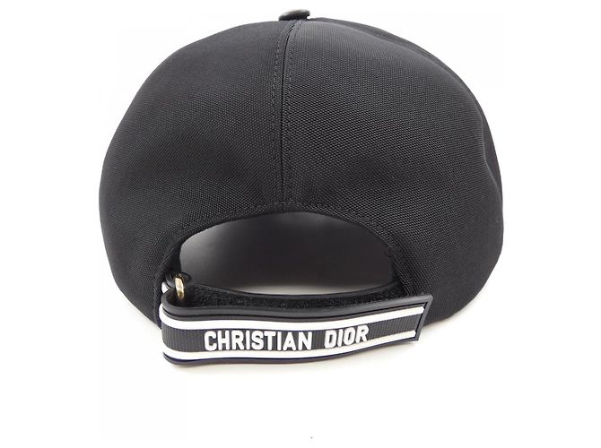 Christian Dior Baumwollkappe Schwarz - Ansicht 4