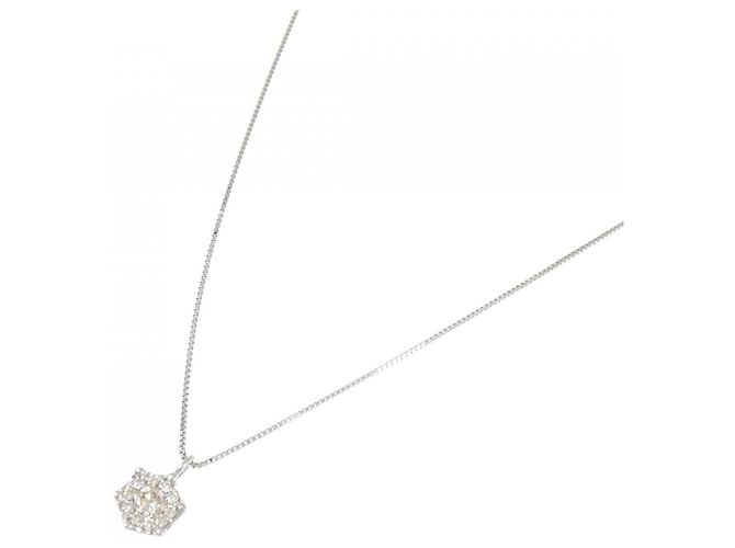 Autre Marque Collana in platino e diamanti Argento - vista 2