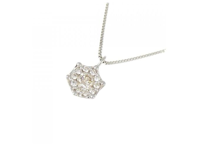 Autre Marque Collana in platino e diamanti Argento - vista 3
