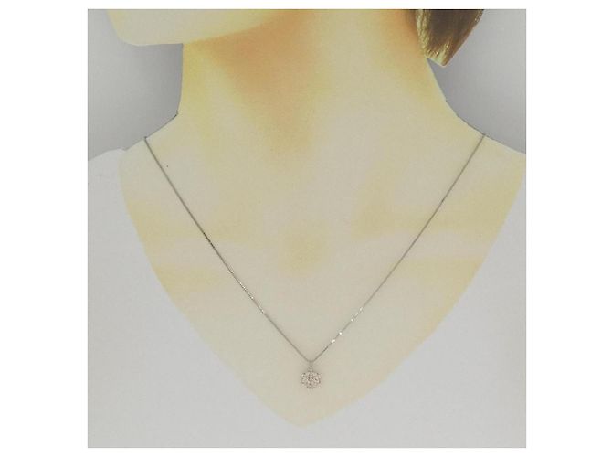 Autre Marque Collana in platino e diamanti Argento - vista 6