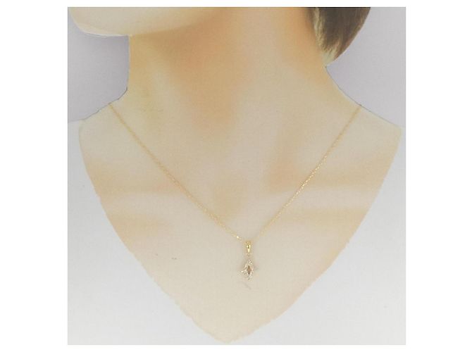 Autre Marque Collana con diamante Au750 D'oro - vista 6