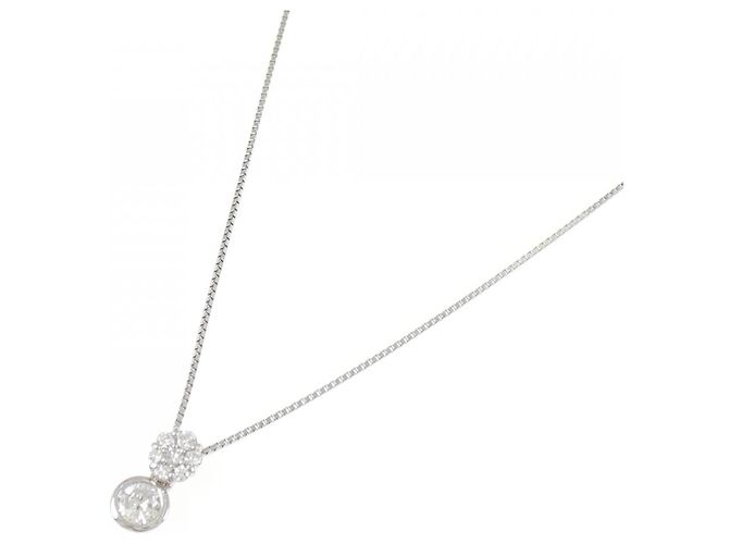 Autre Marque Collana in platino e diamanti Argento - vista 2