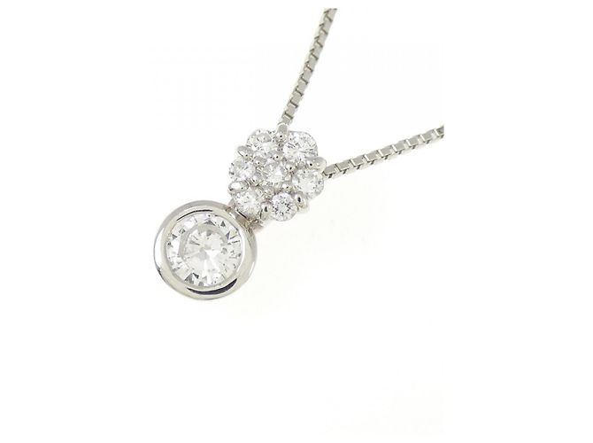 Autre Marque Collana in platino e diamanti Argento - vista 3