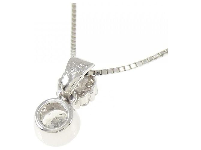 Autre Marque Collana in platino e diamanti Argento - vista 4