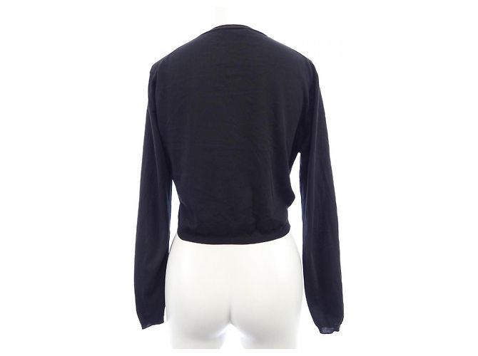 Cárdigan de seda Prada P25L07 S221 10OW Negro - vista 2