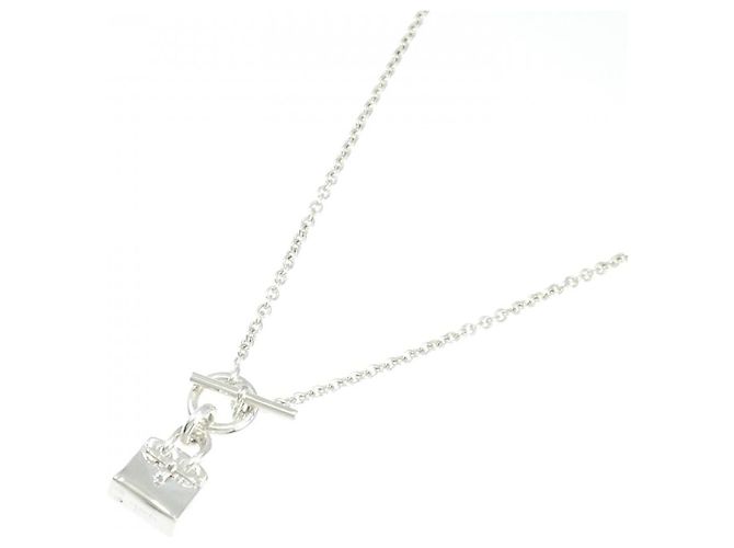 Hermès Collana Hermes Amulette Birkin in argento 925 - vista 2