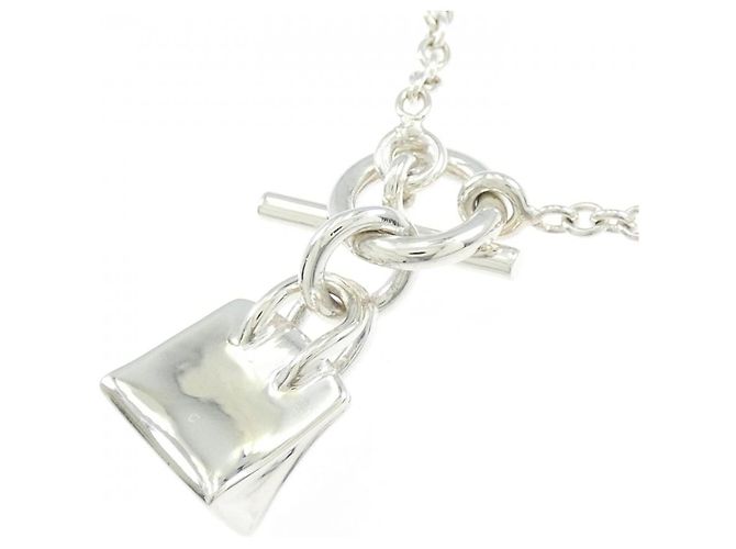 Hermès Collana Hermes Amulette Birkin in argento 925 - vista 4
