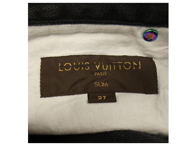 Louis Vuitton Denim Jeans Schwarz - Ansicht 4