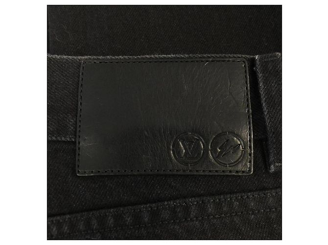 Louis Vuitton Denim Jeans Schwarz - Ansicht 5