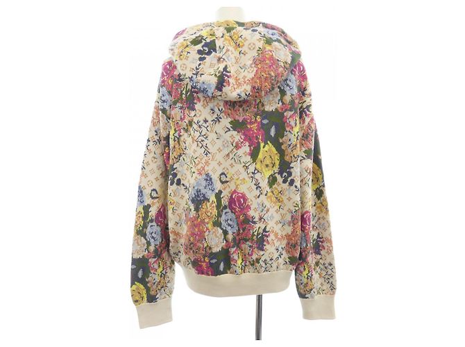 Sudadera con capucha Louis Vuitton Rosa Beige Verde - vista 2