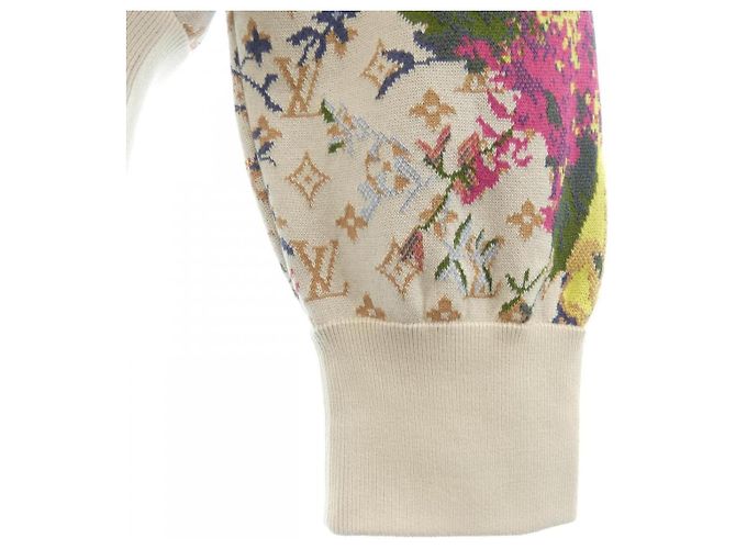 Sudadera con capucha Louis Vuitton Rosa Beige Verde - vista 6