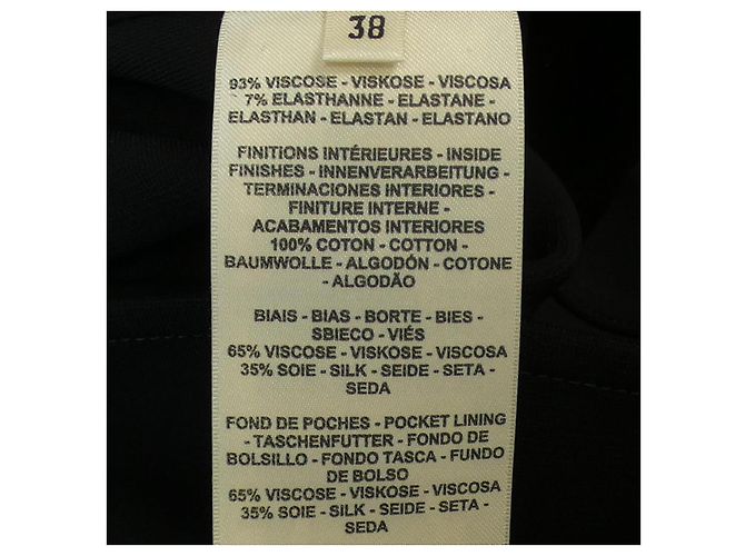 Hermès 3E0203DJ Collarless Jacket Wool Jacket Black - view 3