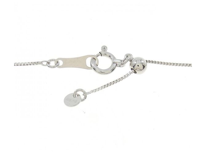 Autre Marque Collana Butterfly in Diamanti Au750 Argento - vista 5