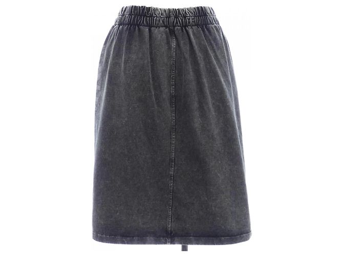 Falda Louis Vuitton Castaño Negro - vista 2