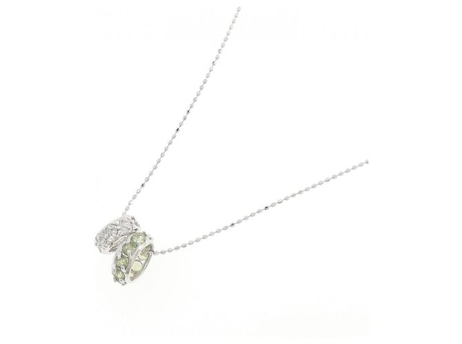 Autre Marque Collana 2-way in Peridoto Au750 Verde - vista 2