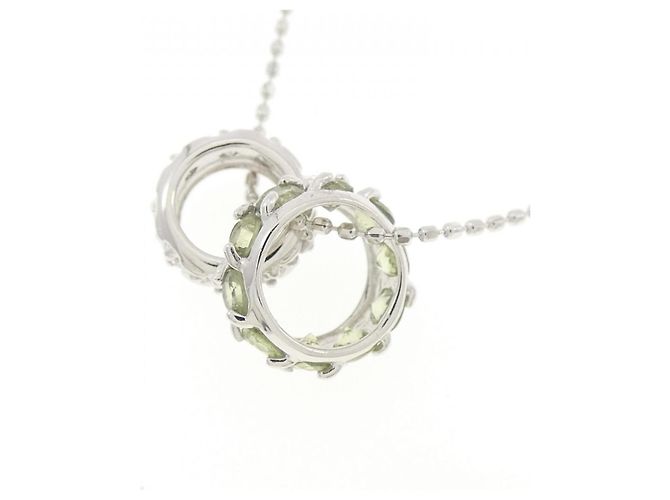 Autre Marque Collana 2-way in Peridoto Au750 Verde - vista 4