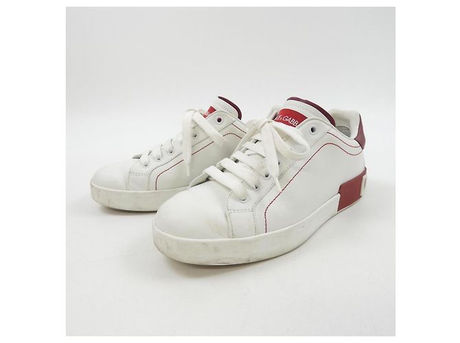 Dolce & Gabbana Sneakers Dolce&Gabbana Bianco Rosso - vista 3