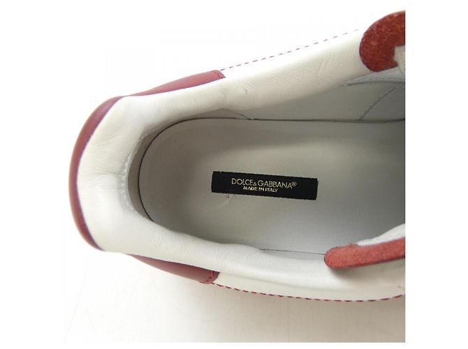 Dolce & Gabbana Sneakers Dolce&Gabbana Bianco Rosso - vista 6