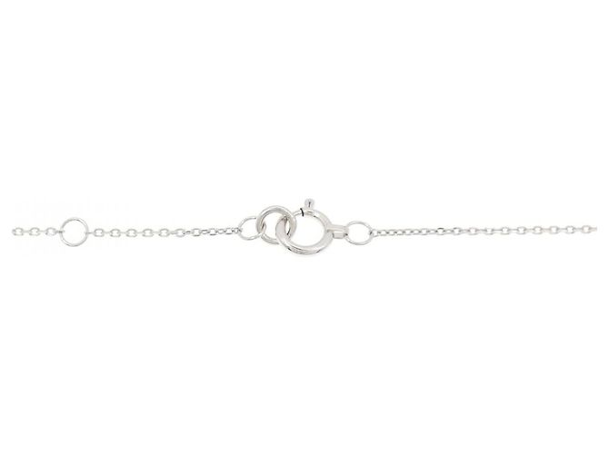 Autre Marque Collana con perle Akoya e diamanti in oro bianco Au750 Argento - vista 5