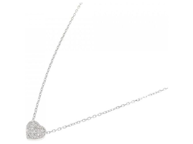 Autre Marque Collana in oro bianco Au750 e diamanti Argento - vista 2