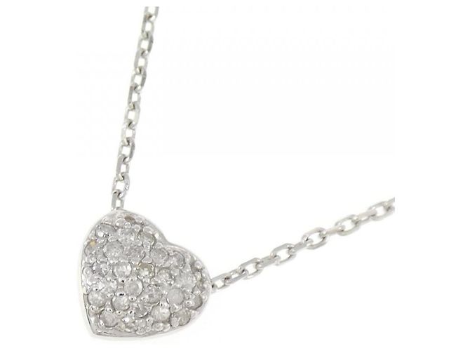Autre Marque Collana in oro bianco Au750 e diamanti Argento - vista 3
