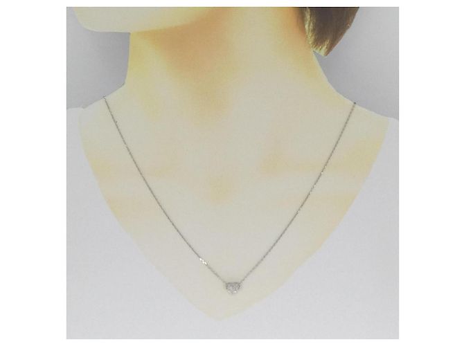 Autre Marque Collana in oro bianco Au750 e diamanti Argento - vista 6
