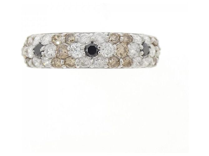 Autre Marque SIREN AZZURO Au750 Diamantring Silber - Ansicht 2