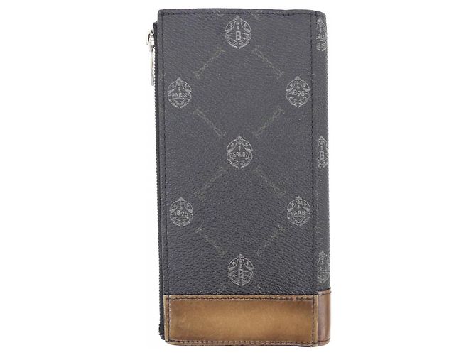 Berluti Leder-Langgeldbörse Schwarz - Ansicht 2