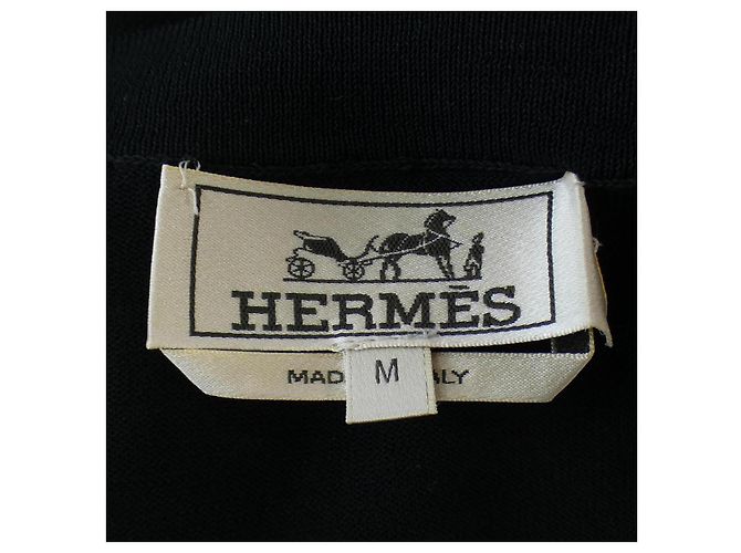 Hermès Top Hermes Nero - vista 4
