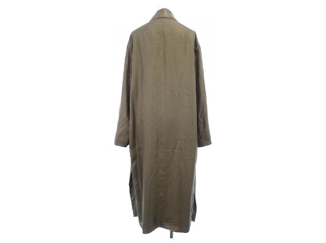 Hermès Cappotto in seta Hermes Beige - vista 2