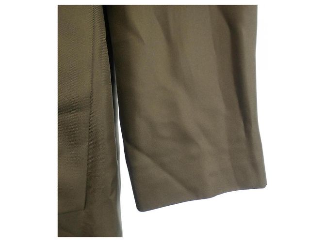 Hermès Cappotto in seta Hermes Beige - vista 6