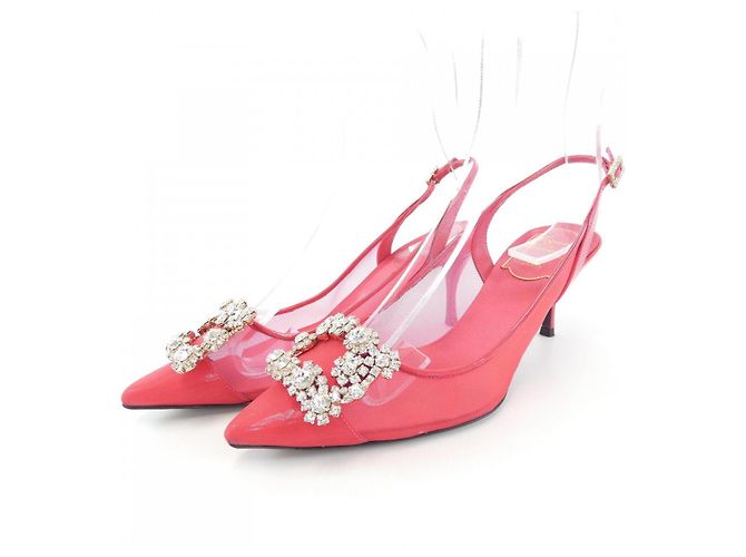 Roger Vivier Leather Pumps Pink - view 3