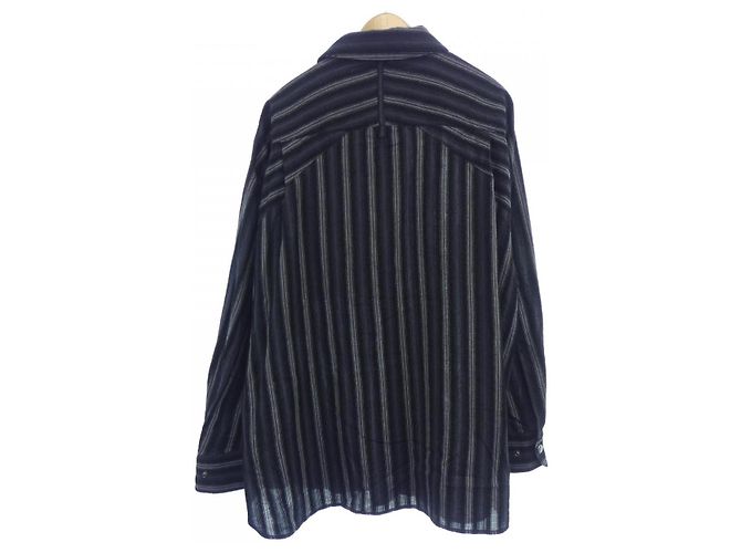 Autre Marque Camicia Tamme Nero Blu navy - vista 2