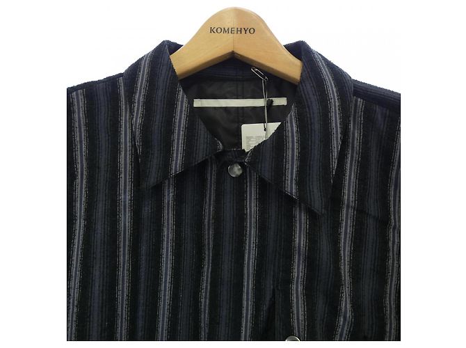 Autre Marque Camicia Tamme Nero Blu navy - vista 5