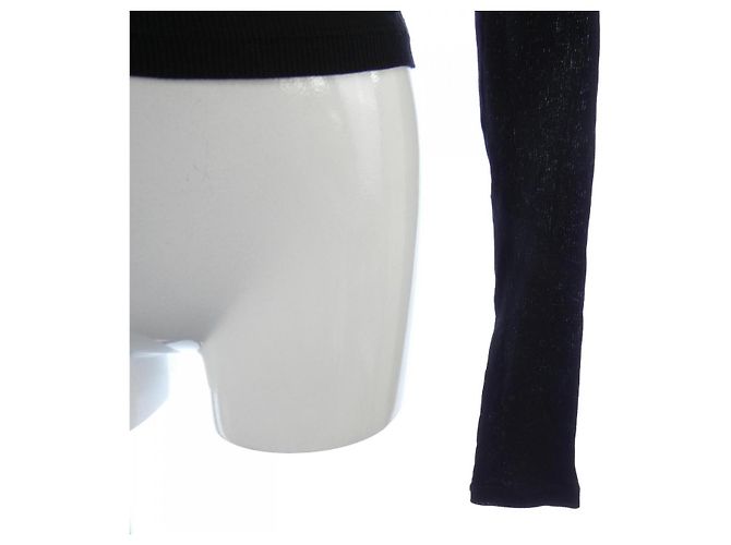 Autre Marque Top de punto Gypsohila Negro - vista 6