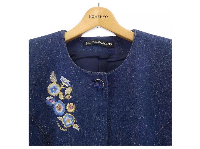 Autre Marque Giacca Leonard Vintage Blu Blu navy - vista 5