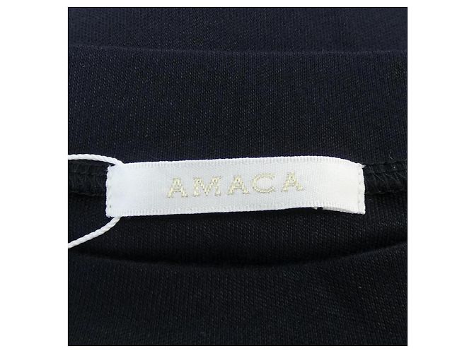 Autre Marque Top AMACA Azul Azul marinho - vista 4