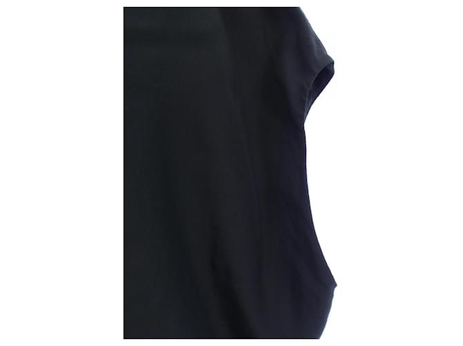 Top de seda Hermès 36 Negro - vista 6