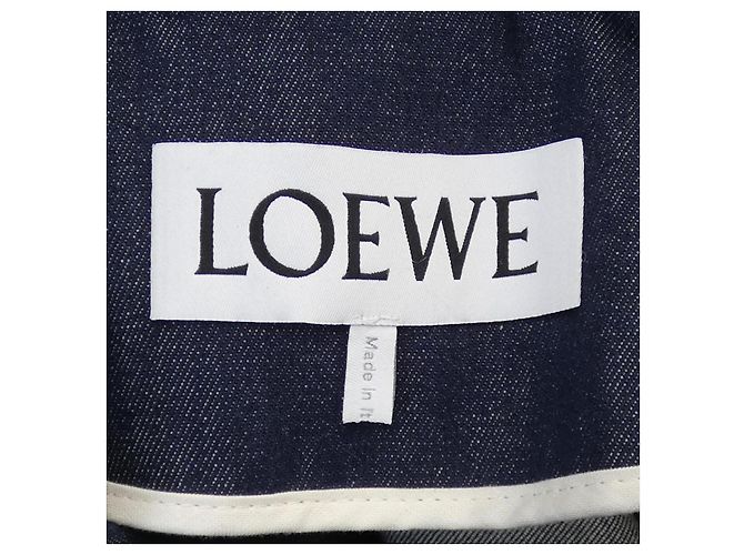 Abrigo de lana Loewe Azul Azul marino - vista 4