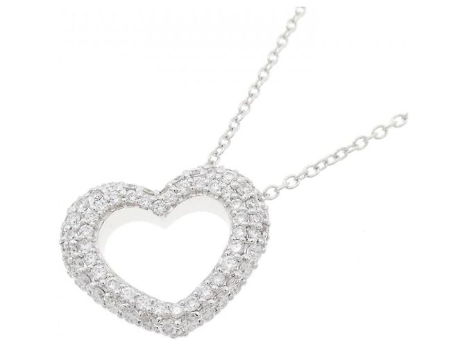 Autre Marque Collana Emozione Small in Oro Bianco Au750 e Diamanti Ponte Vecchio Argento - vista 3