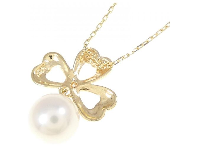 Autre Marque Collana con perle Akoya e diamanti Au750 D'oro - vista 4