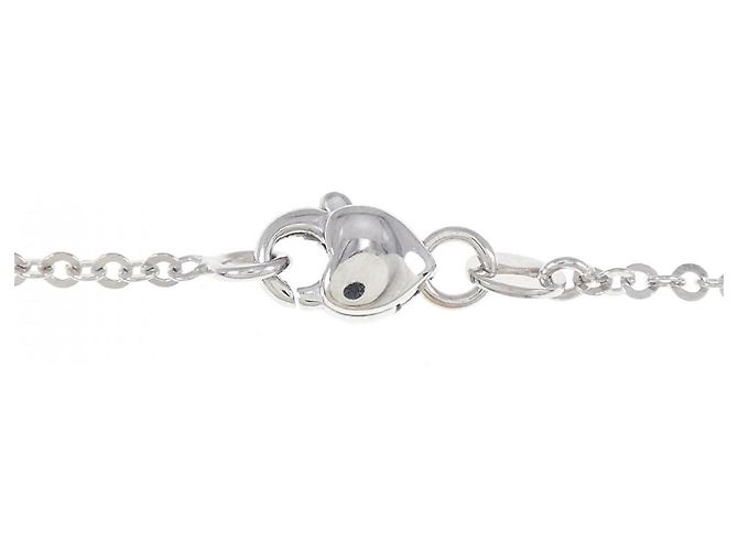 Autre Marque Collana a cuore in oro bianco 750 Argento - vista 4