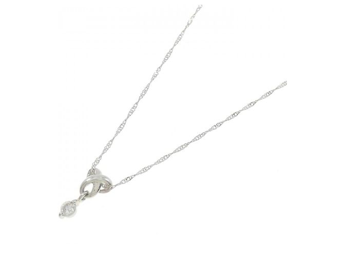 Autre Marque Collana in platino e diamanti Argento - vista 2
